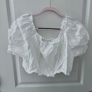 Shein Lace Off the Shoulder Top